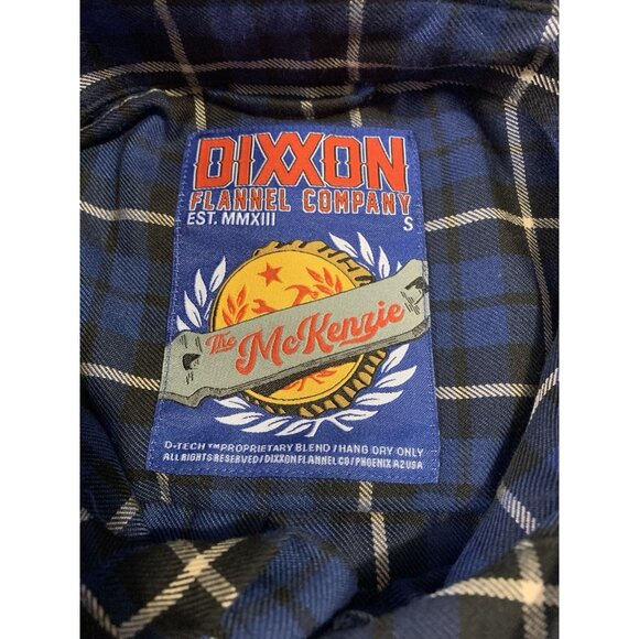 Dixxon Flannel Company The McKenzie Blue Plaid Shirt Men’s Small - Picture 3 of 8